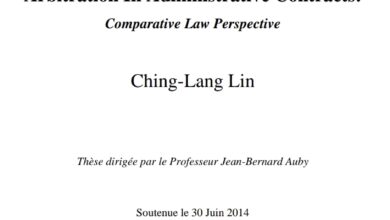 Arbitration In Administrative Contracts