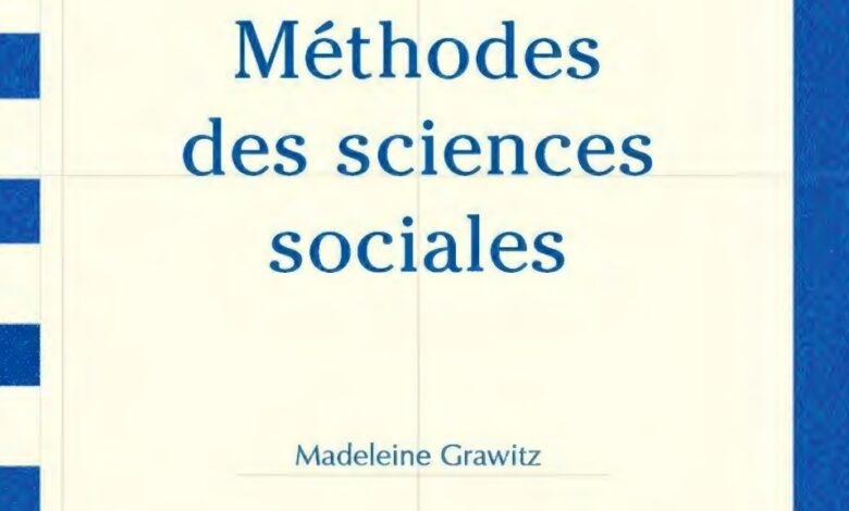 Méthodes des sciences sociales