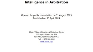 SVAMC Guidelines on the Use of Artificial Intelligence in Arbitration