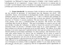 Intelligence artificielle et responsabilité civile
