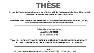 PLURIJURIDISMES, JUGES SUPRÊMES ET DROITS FONDAMENTAUX