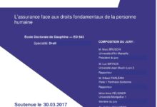 L’assurance face aux droits fondamentaux de la personne humaine