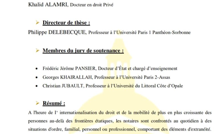 Le notaire au confluent des systèmes juridiques