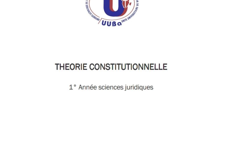 theore constitutionnel